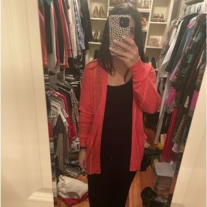 J crew xxs pink light weight cardigan